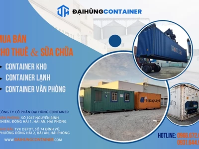 Bán Container khô cũ chất lượng, giá ưu đãi tại Hải Phòng – Đại Hùng Container